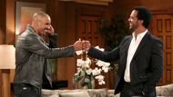 Shemar Moore and Kristoff St. John as Malcolm and Neil Winters | Image Source: CBS/Paramount Press